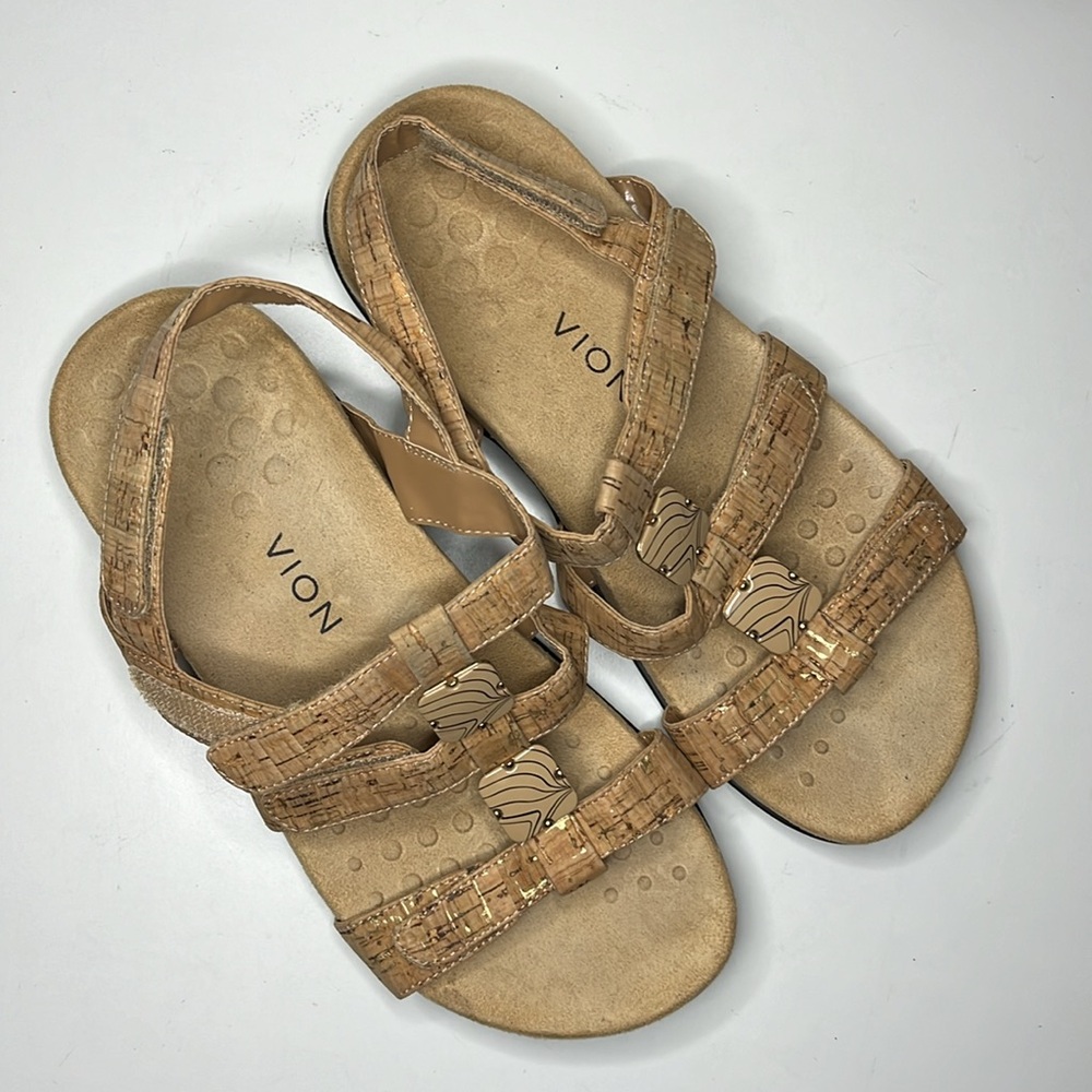 Vionic Women’s Shoes I Vionic Orthotic
Triple Strap Sandals - Amber Size US 8 - Picture 6 of 16